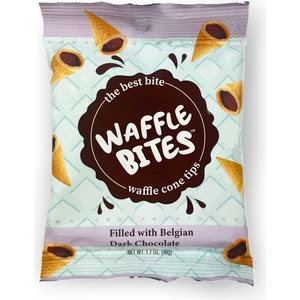 Waffle Bıtes Bitter Çikolatalı Kornet 48 Gr. (1 Paket)