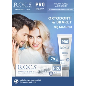 R.O.C.S. Pro Brackets & Ortho Diş Macunu 74 gr