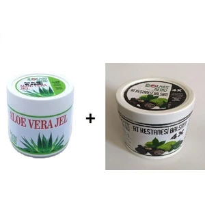 Lokman Aktar Aloe Vera Jeli 500 ml + At Kestanesi  Balsamı 500 ml