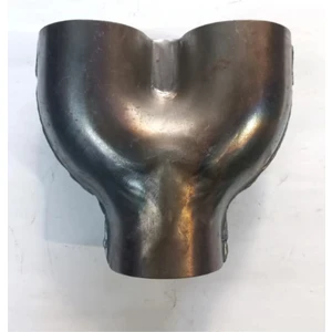 Dkp Boru Kaynaklı Çatal (Dual) Uyumlu  Çift Çıkışlı Ham Egzoz Eksoz Pantalonu