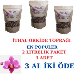 Cemre Botanik Ithal Orkide Toprağı 2 Litre X 3  ( Üç Al Iki Öde )