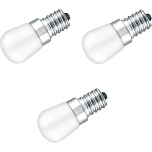 3 Adet 2W Buzdolabı Ampulü E14 Duy 6500K Beyaz Işık Rengi KES021