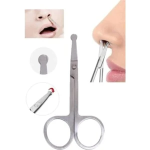 Burun Kılı Ve Kulak Kılı Temizleme Makası - Paslanmaz Çelik