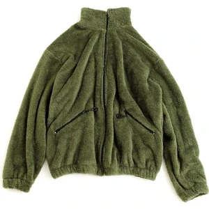 Fifty Color Peluş Wellsoft Dik Yaka Cepleri Fermuarlı Oversize Kesim Peluş Ceket