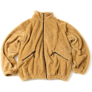 Fifty Color Peluş Wellsoft Dik Yaka Cepleri Fermuarlı Oversize Kesim Peluş Ceket