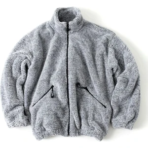 Fifty Color Peluş Wellsoft Dik Yaka Cepleri Fermuarlı Oversize Kesim Peluş Ceket