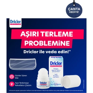 Aşırı Terleme Önleyici Antiperspirant Roll-On 20ml + Çanta Hediye