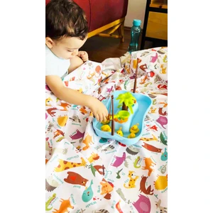 145X210CM Ebatında, Zoo, Bebek Banyo Küveti Altı Için Sıvı Geçirmez Yer Örtüsü