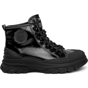 24K311-4 Kadın Sneaker Bot Siyah