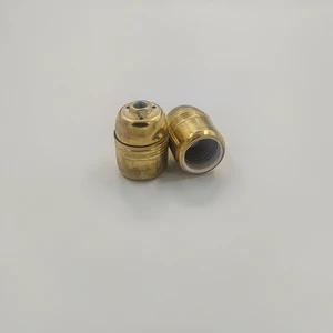 Dekoratif E27 Metal Düz Gold Renk Duy (1 ADET)