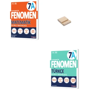 Fenomen Yayıncılık 7. Sınıf A Serisi Matematik ve Türkçe 2li Soru Bankası