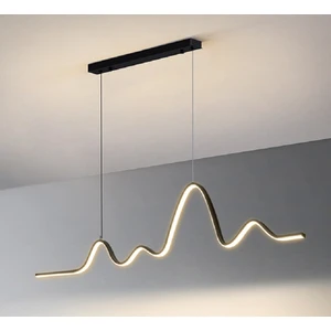 Teknoloji / Worm / Sarkıt Avize / 120 cm / Antrasit Kasa / 3 Renk Işık