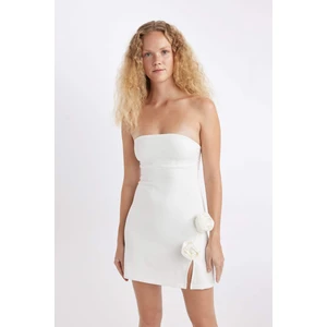 Coool Bodycon Straplez Mini Abiye Elbise D1293AX24SM