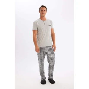 Regular Fit Kısa Kollu Pijama Takımı C2870AX24SM