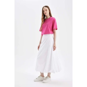 Balloon Fit Poplin Maxi Etek C8936AX24SM