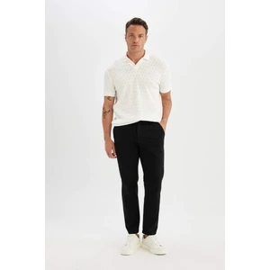 Regular Fit Normal Kesim Yazlık Twill Chino Kanvas Pantolon Cepli Düz Paça D1779AX24SP