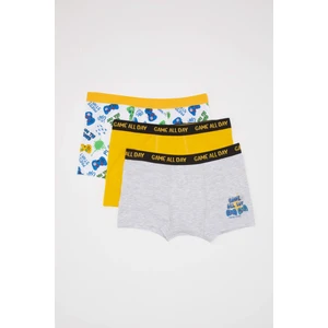 Erkek Çocuk Desenli 3'lü Boxer C4052A824SM
