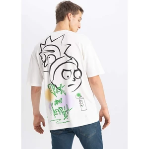 Rick and Morty Comfort Regular Fit Rahat Kalıp Bisiklet Yaka Kısa Kollu Tişört B5369AX24SP