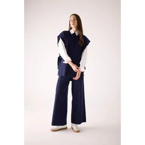 Relax Fit Rahat Kalıp Basic Düz Casual Triko Pantolon Y1325AZ23AU