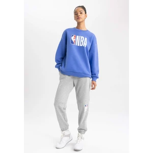 DeFactoFit NBA Wordmark Standart Fit Cepli Uzun Boy Eşofman Altı Z0151AZ23AU