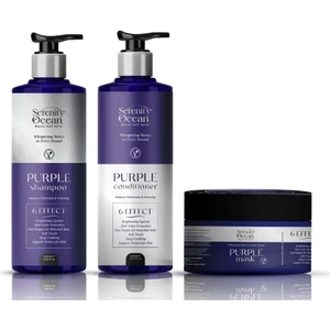 Serenity Ocean Mor Seri Büyük Boy Set (400+400+250ml)