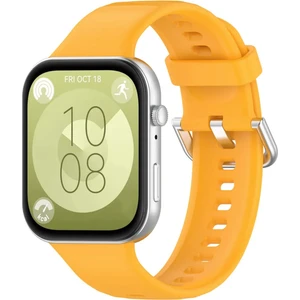 Huawei Watch Fit 3 / Fit 4 / Fit 4 PRO ile Uyumlu Kordon Jel Silikon Tokalı Kayış