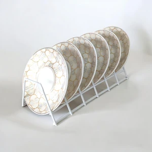 Ece Ev Modası Fincan Tabaklığı-Kahve Fincan Askısı- 6 Bölmeli Metal Fincan Düzenleyici