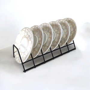 Ece Ev Modası Fincan Tabaklığı-Kahve Fincan Askısı- 6 Bölmeli Metal Fincan Düzenleyici