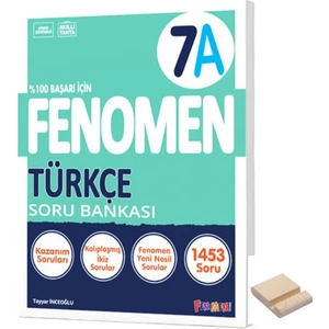 Fenomen Yayıncılık 7. Sınıf A Serisi Türkçe Soru Bankası