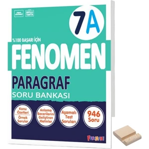 Fenomen Yayıncılık 7. Sınıf A Serisi Paragraf Soru Bankası