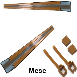 Ahşap Rustik Rayı, Kelepçe ve Kapak takımı