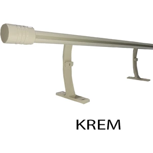 20 Mm Kornişli Dekoratif Alüminyum Tek Raylı Rustik  Perde Askısı