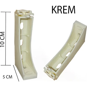 Dekoratif Ray Montaj Aparatı Uzun Ayak 10 Cm 4 Adet