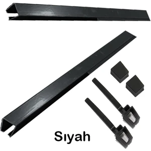 Ahşap Rustik Rayı, Kelepçe ve Kapak takımı