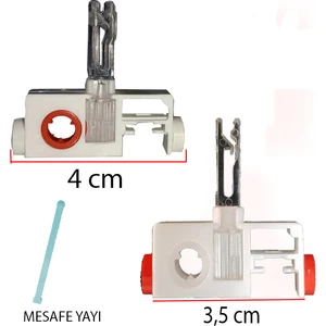 Dikey Perde Vagonu Ve Mesafe Yayı 5 Adet H  Tipi  Uyumlu Değiştirilebilir