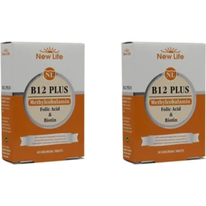 New Life B12 Plus 60 Dilaltı Tablet 2 Adet