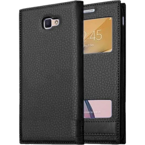 Samsung Galaxy C5 Uyumlu Pencereli Kapaklı Magnum Kılıf