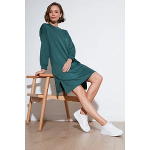 Modest Oysho Kumaş Relaxed Fit Yırtmaçlı Tunik Bayan Tunik 5865878