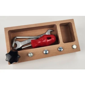 Montessori Tornavida Vida Tahtası Kutu Seti - Eğitim ve Duyusal Oyun Oyuncakları Doğal Ahşap Eğitici Oyuncak