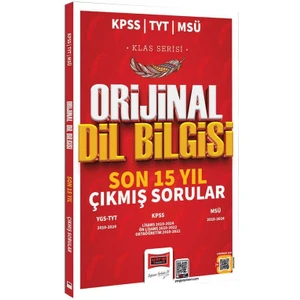 Yargı Yayınevi 2025 KPSS TYT MSÜ Klas Serisi Orijinal Dil Bilgisi Son 15 Yıl Çıkmış Sorular