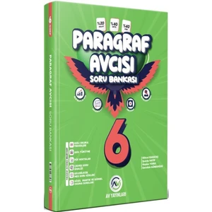 Av Yayınları 6. Sınıf Paragraf Soru Avcısı Eğlenceli Sorularla 100 Sayfa Türkçe Kitap