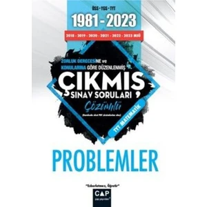 Çap Yayınları Üniversiteye Hazırlık 1981 2023 Çıkmış Sorular Problemler