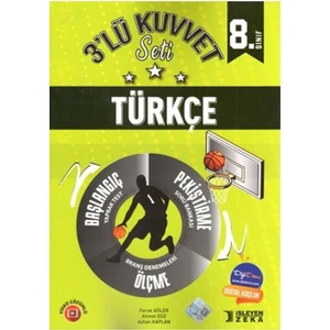 İşleyen Zeka Yayınları Işleyen Zeka 8. Sınıf Türkçe 3 Lü Kuvvet Serisi Seti