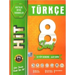 Mozaik Yayınları 8. Sınıf Türkçe Hit 32 Deneme