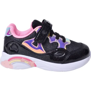 4348 Diana Siyah Işıklı Çocuk Spor Ayakkabı