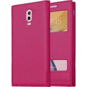 Samsung Galaxy C8 Uyumlu Pencereli Kapaklı Magnum Kılıf