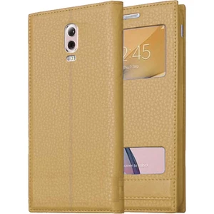 Samsung Galaxy C8 Uyumlu Pencereli Kapaklı Magnum Kılıf