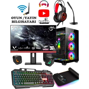 General X20 I7 12700F 4060 8gb 1tb M2 SSD 32GB Ram 27'' 180HZ Pivot Masaüstü Oyuncu Bilgisayarı