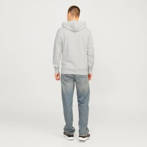 Jack & Jones Erkek Kapüsonlu Gögüs Logo Baskili Sweatshirt - Alvis
