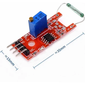 Roboyol Store Reed Sensör Modülü KY-025 Mıknatıs Manyetik Algılayıcı Sensör